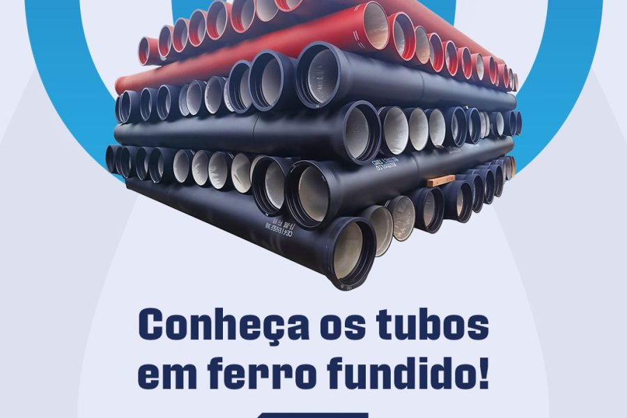 Tubulação, tubos fofos, tubo em ferro fundido
